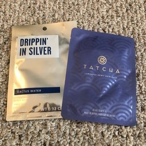 2 skin masks: Tatcha Luminous Dewy Skin Mask & Drippin In Silver Cactus Mask